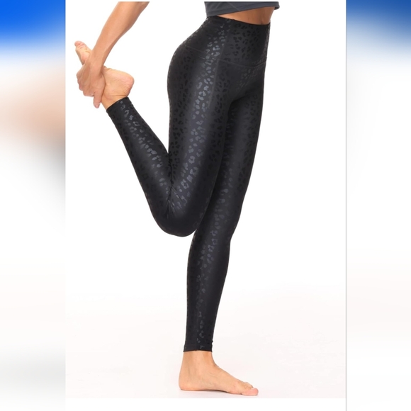 DRAGON FIT Women's Leggings High Waist Tummy Control Yoga Pants with Pockets - Picture 4 of 7